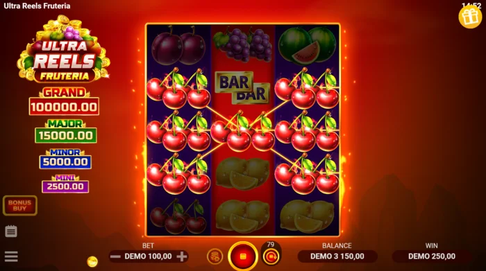 Ultra Reels Fruteria - una combinazione con ciliegie